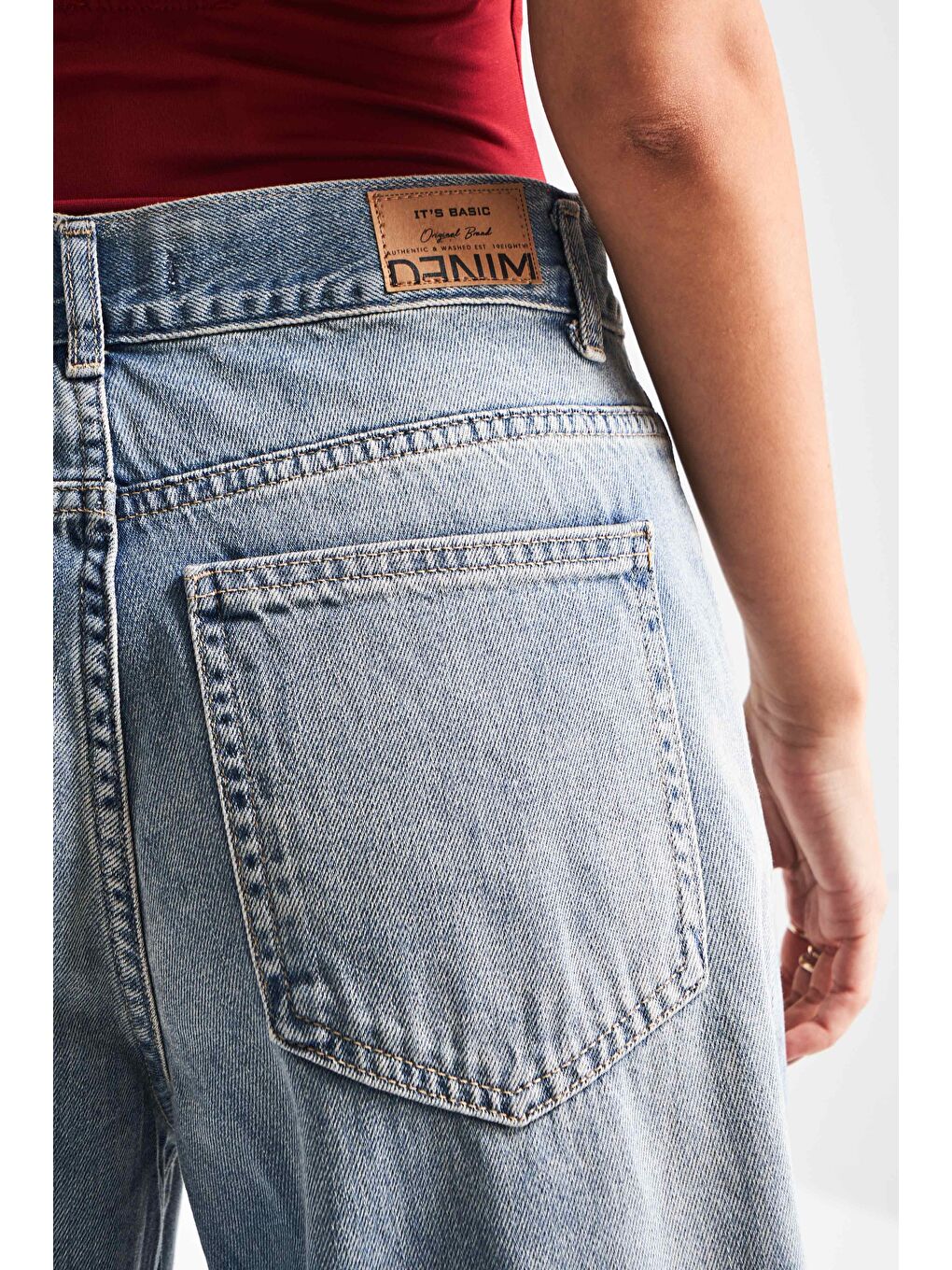 Mavi Kadın T.Kot Rengi 2S532 Palazzo Fit Denim-3