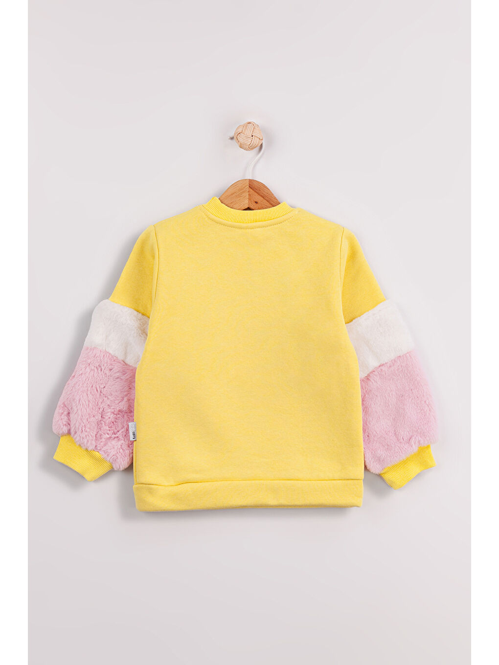 MİSSTUFFY Sarı Kız Çocuk 2'li Paket Basic Sweatshirt - 3