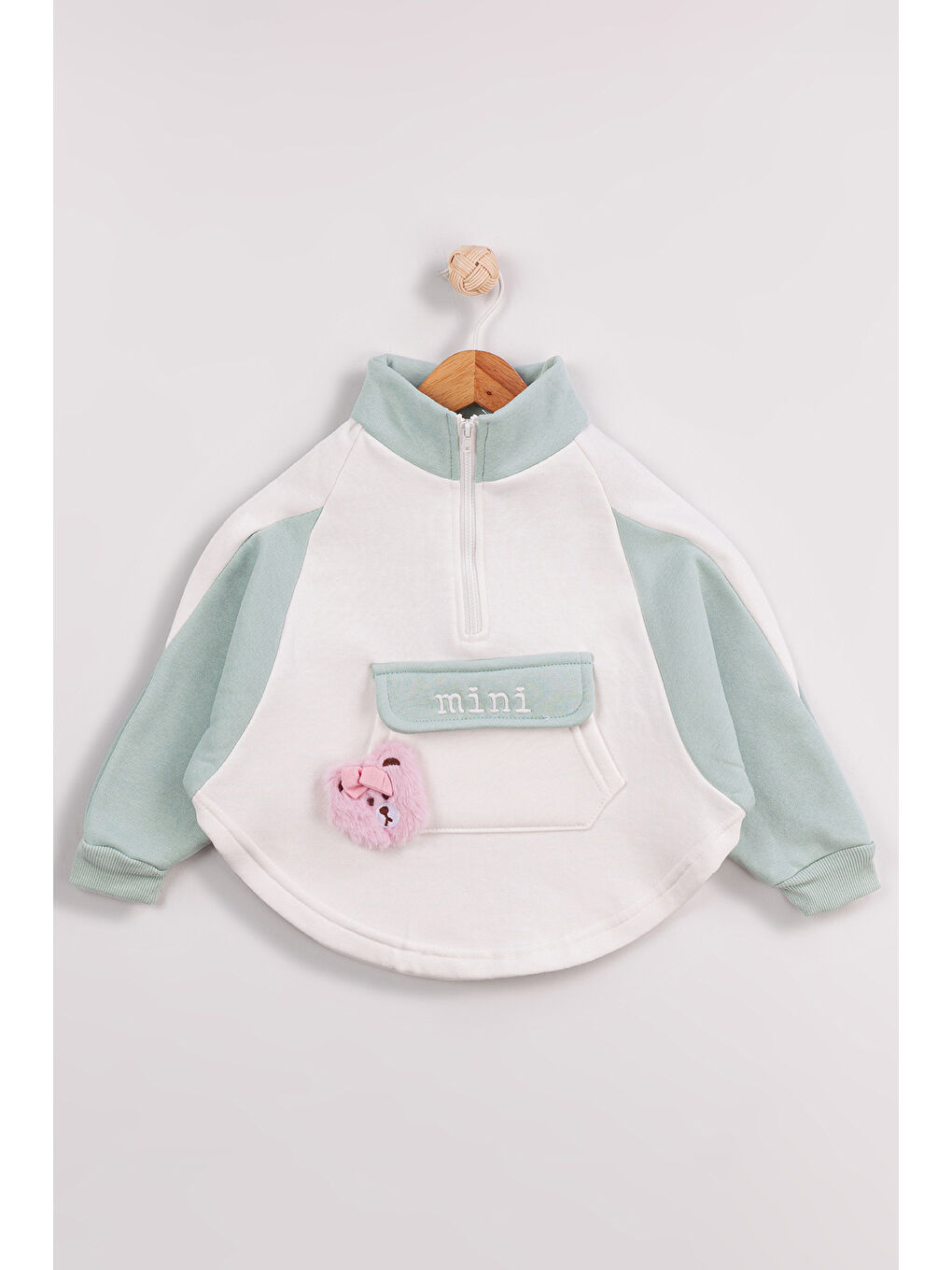 MİSSTUFFY Sarı Kız Çocuk 2'li Paket Basic Sweatshirt - 4