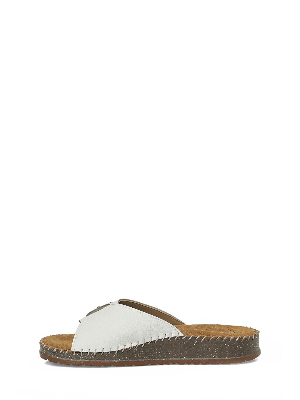 105803.Z6FX Beyaz Kadın Terlik-2