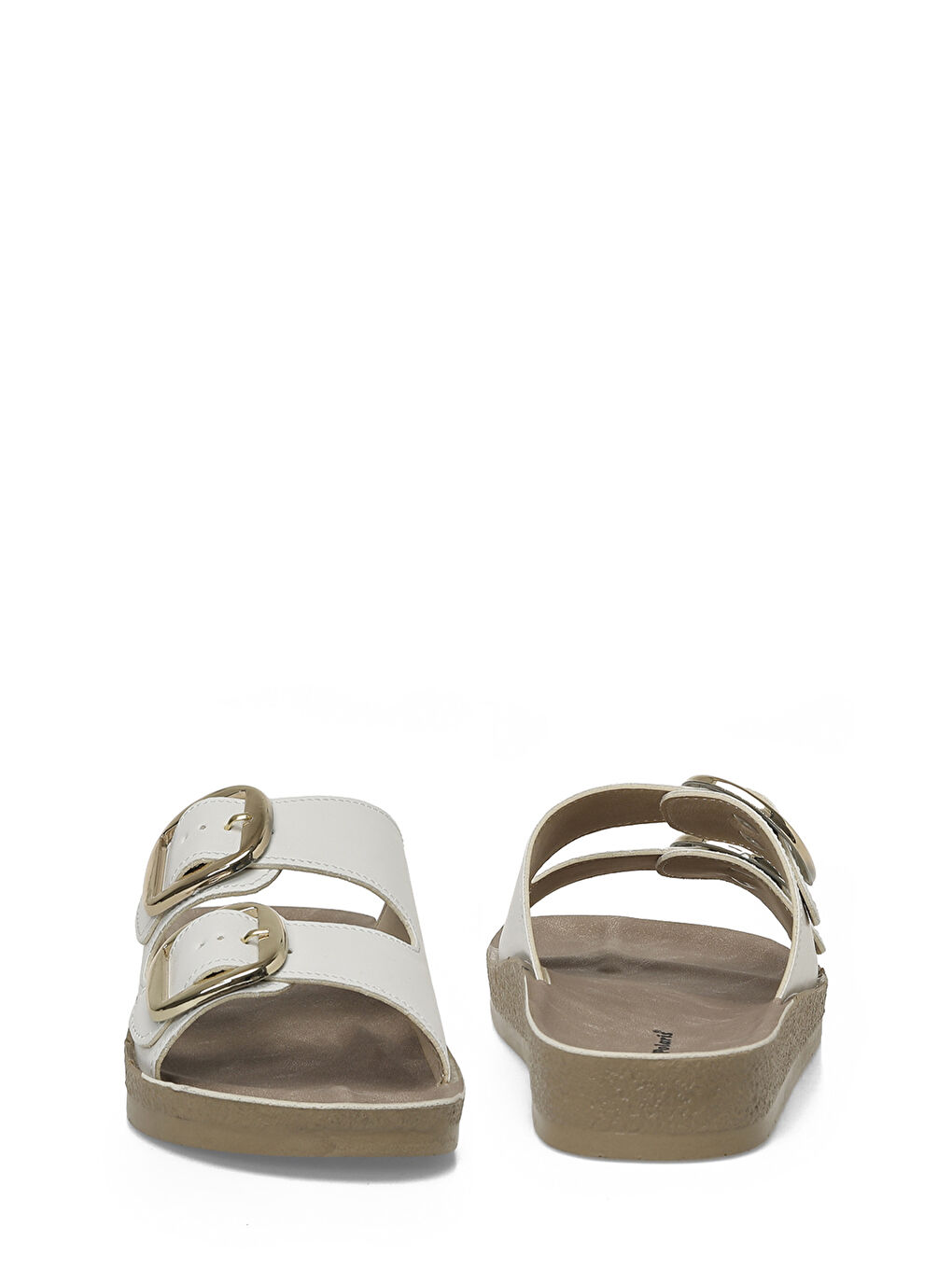 401056.Z6FX Beyaz Kadın Terlik-4