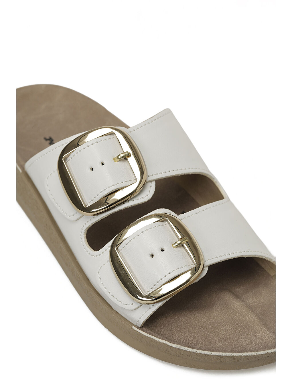 401056.Z6FX Beyaz Kadın Terlik-6