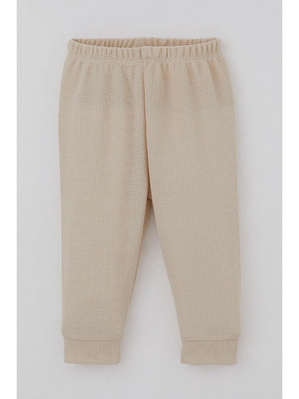 Bej Erkek Bebek Pijama Takımı Omuzdan Patlı Sevimli Fil Armalı Taş (4 Ay-1 Yaş)-2