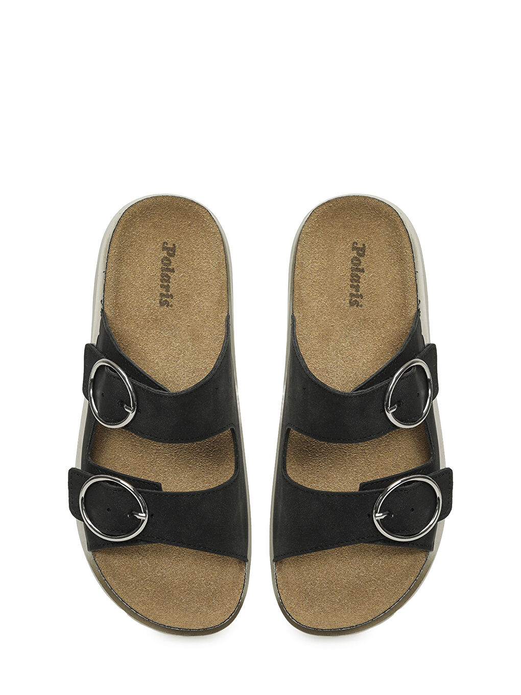 167196.Z6FX Siyah Kadın Düz Terlik-3