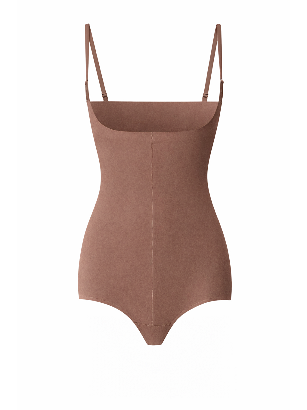 Kahverengi Lazer Kesim Göğsü Açık Slip Korse C19240 Cappucino