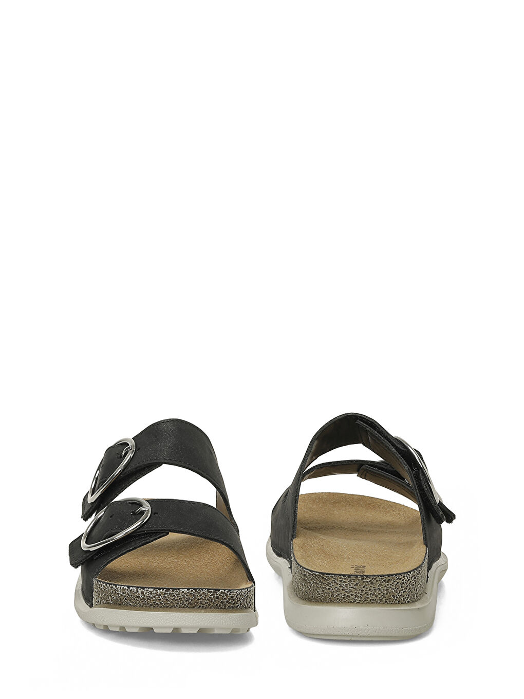 167196.Z6FX Siyah Kadın Düz Terlik-4