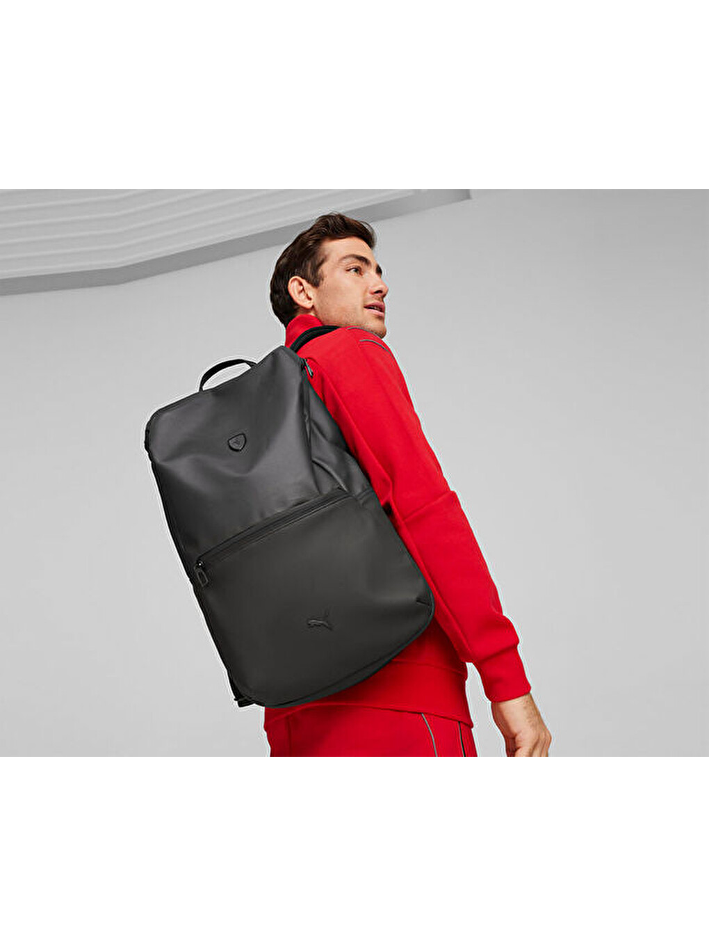 Ferrari Style Backpack Sırt Çantası (22l) 9029601 Siyah-2