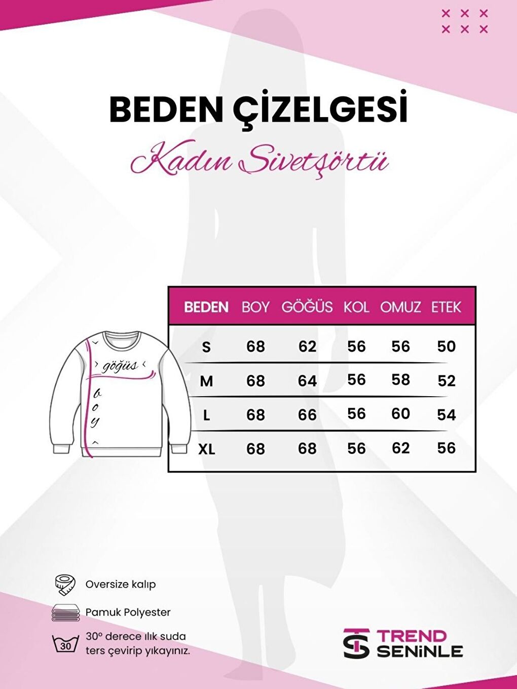 Kadın Siyah Oversize Düz Yumuşak Sweatshirt-1