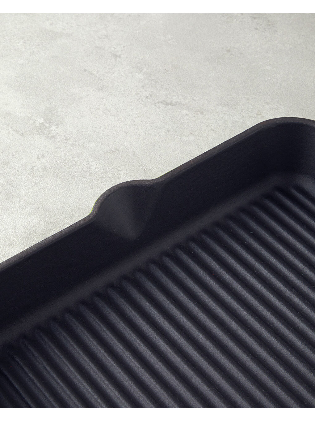 Demir Döküm Kare Izgara Tava 28 cm Kırmızı-1