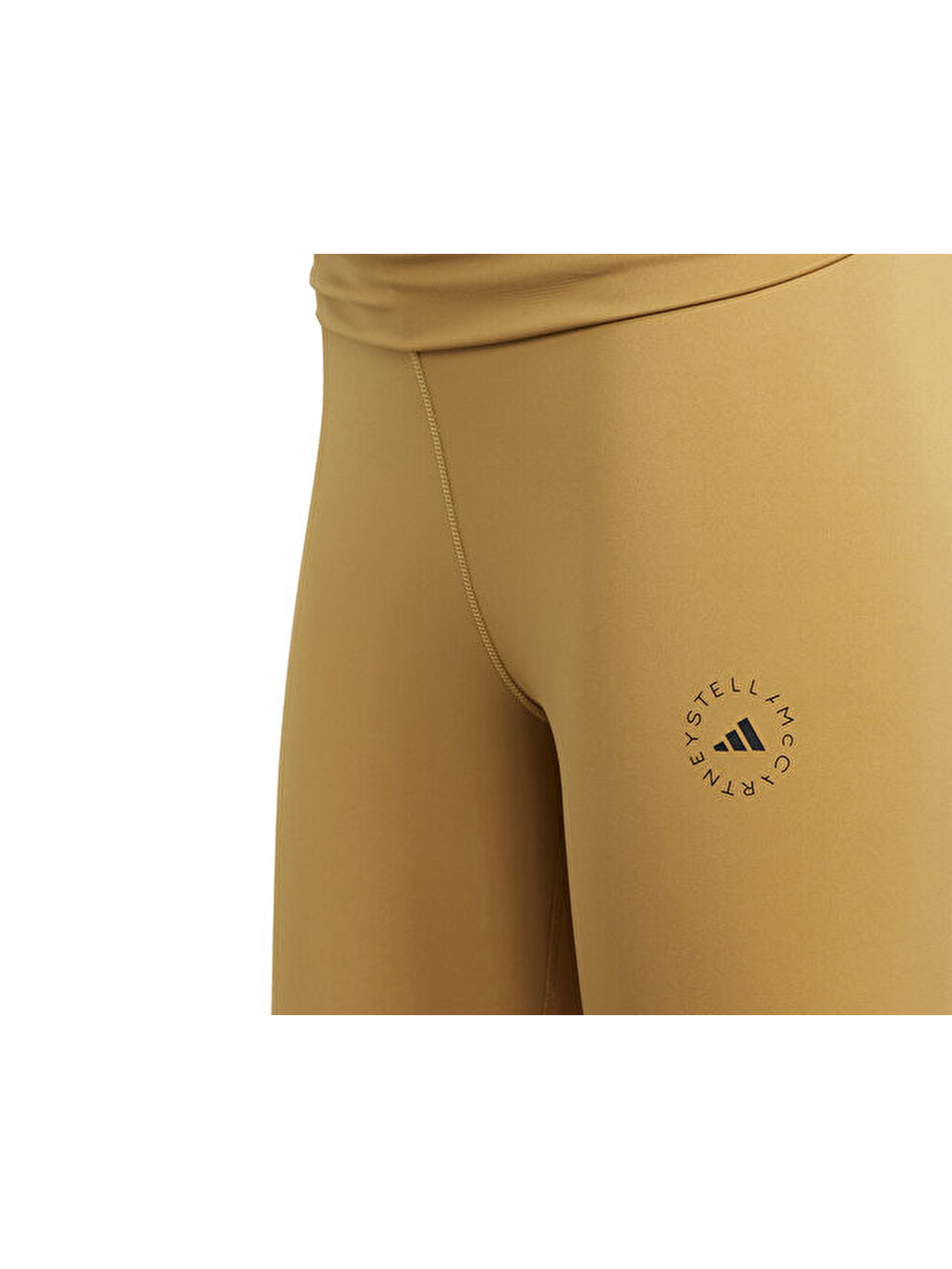 By Stella Mccartney Leg Kadın Günlük Tayt Iw6319 Sarı-6