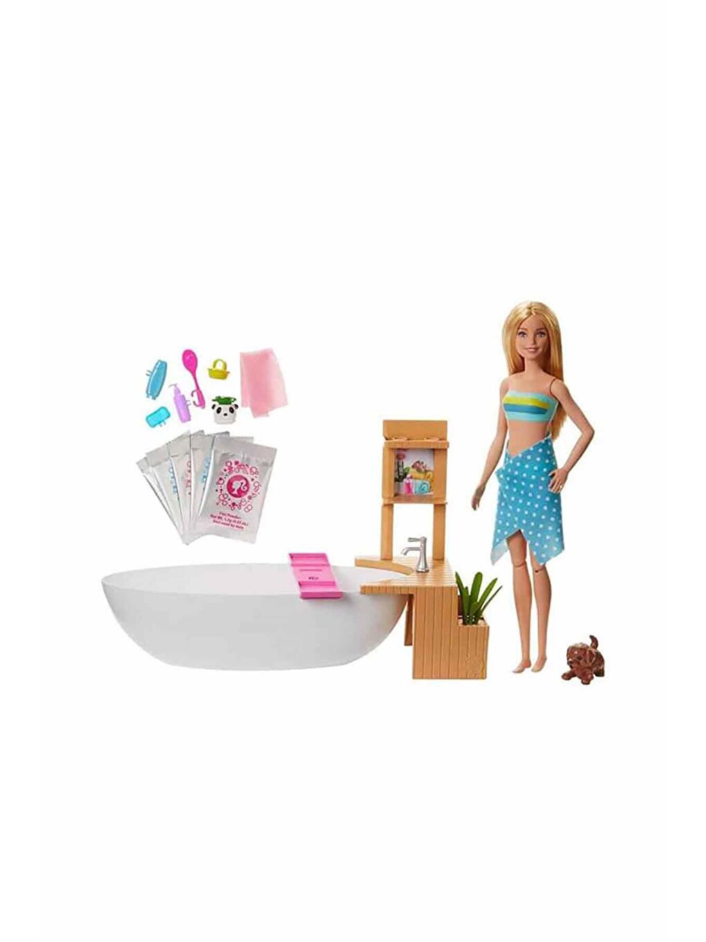 BARBIE Wellness Barbie'nin Spa Günü Oyun Seti GJN32 - 1