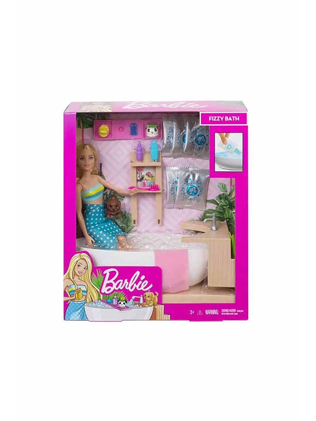 BARBIE Wellness Barbie'nin Spa Günü Oyun Seti GJN32 - 3