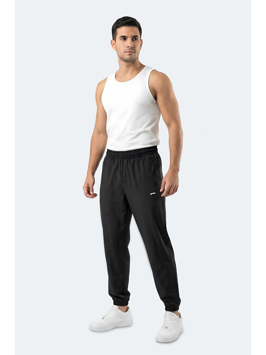 RAMBLE Erkek Siyah Eşofman Altı-1