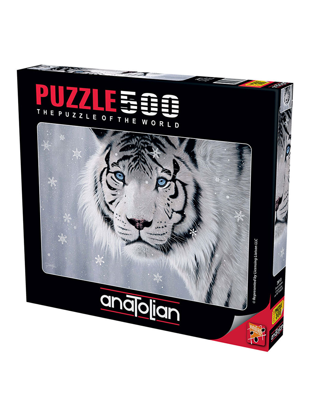 Anatolian Renksiz Puzzle 500 Parça Beyaz Kaplan 3613