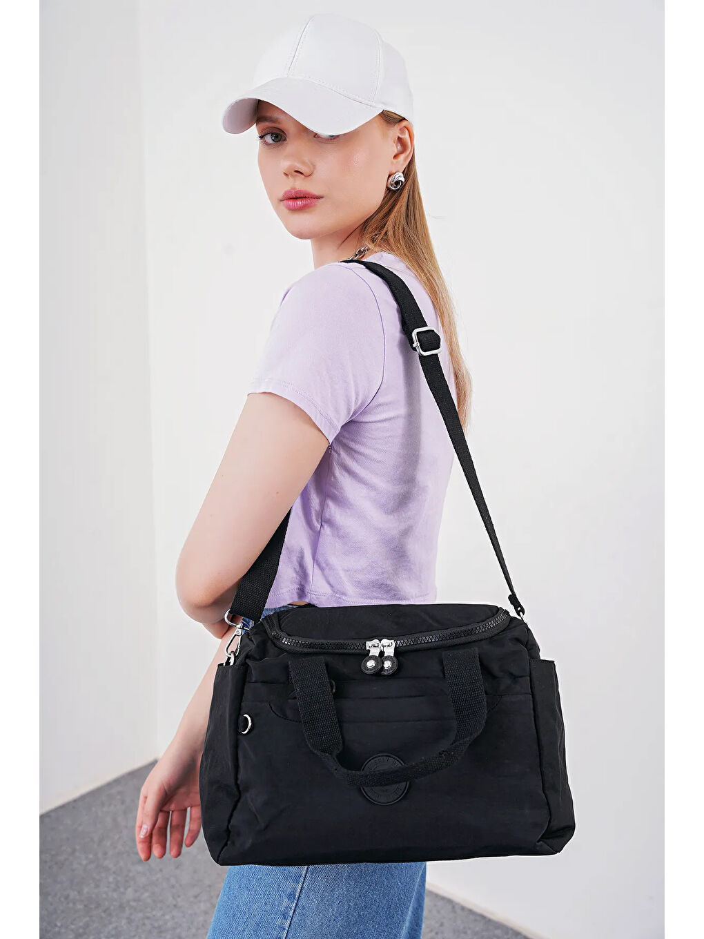 Siyah Çıkarılabilir Askılı Kadın El Çantası BHPC6012-3