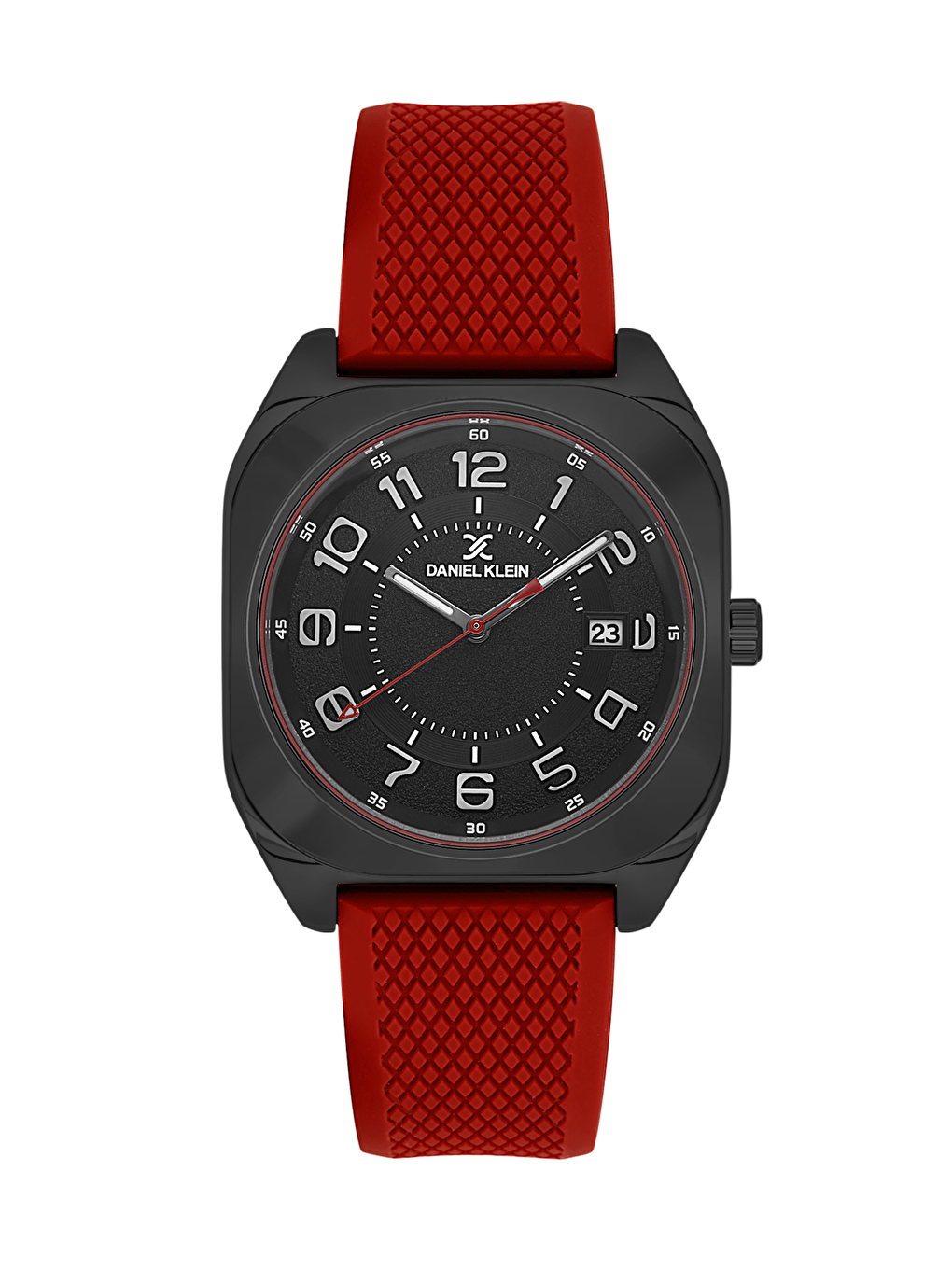 Kırmızı Orijinal 3 Atm Su Geçirmez 2 Yıl Garantili DK.1.13796-4 Premium Erkek Kol Saati