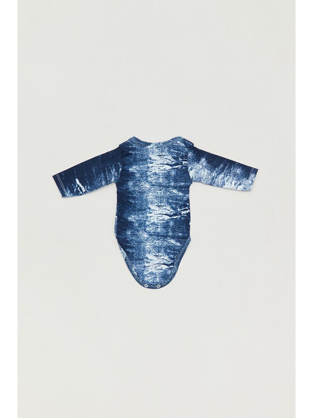 Lacivert Baskılı Bebek Zıbın-1