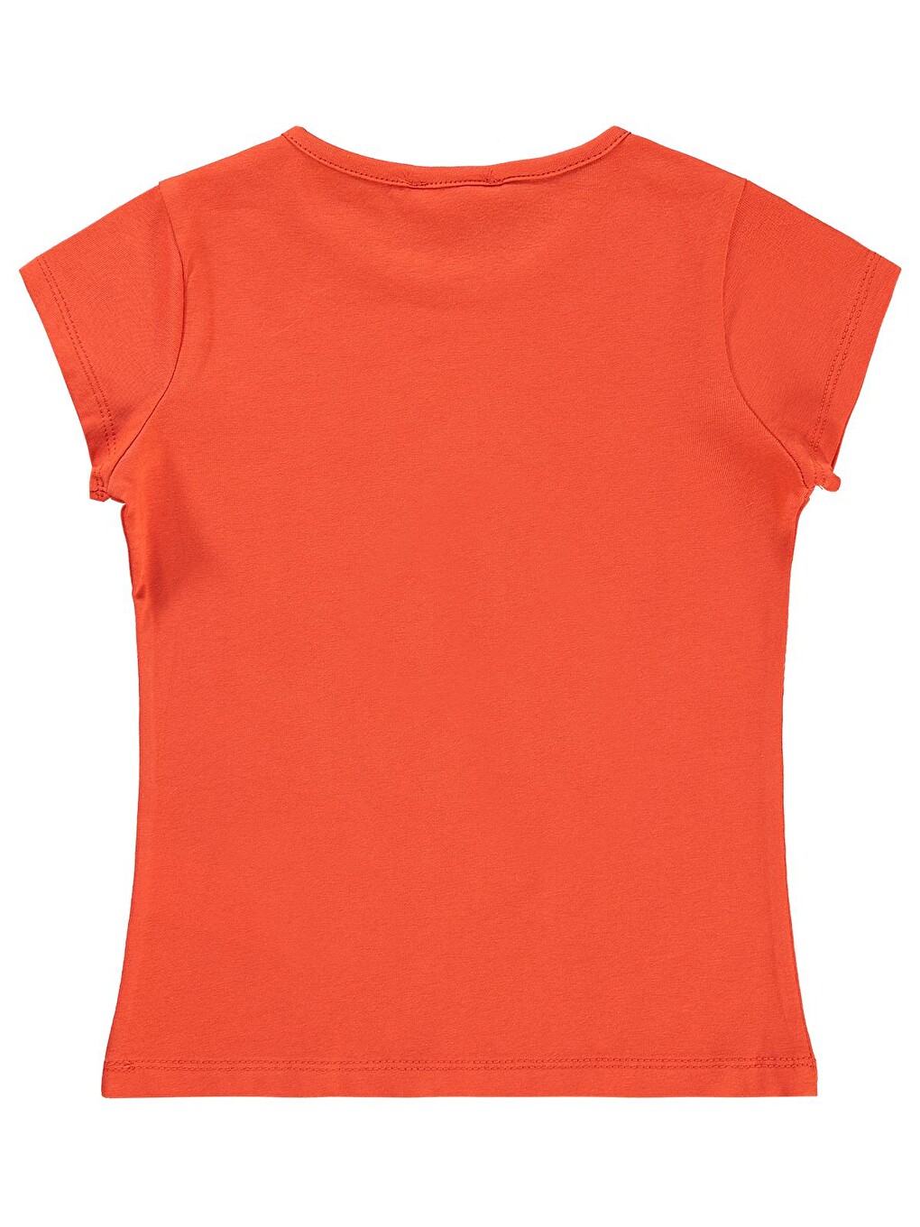 Turuncu Girls Kız Çocuk Tişört 6-9 Yaş Koyu Oranj-1