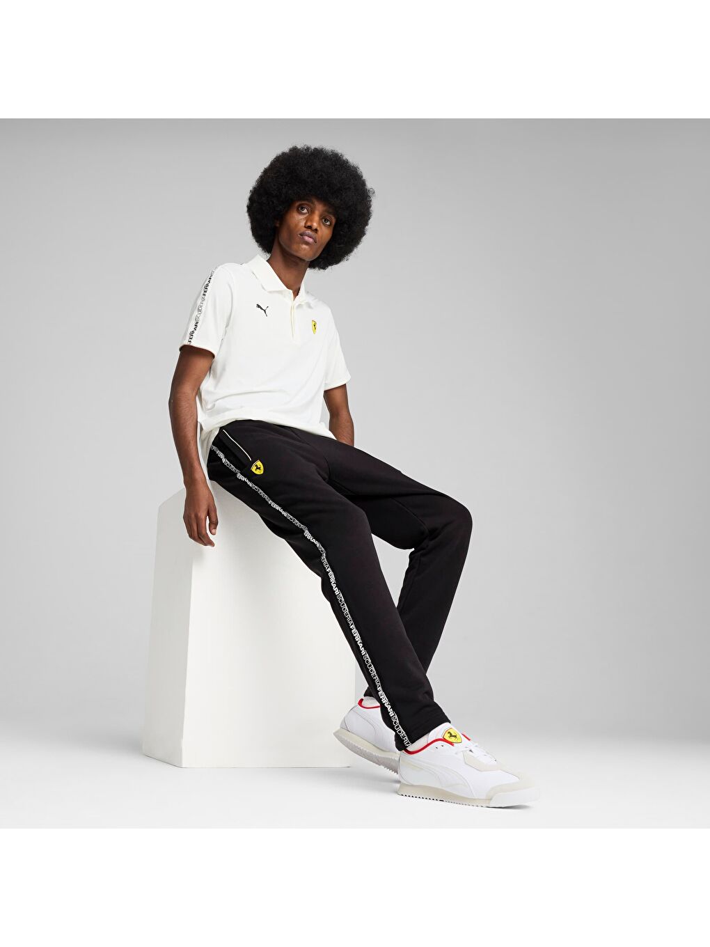 Siyah SCUDERIA FERRARI Race Erkek Pantolon