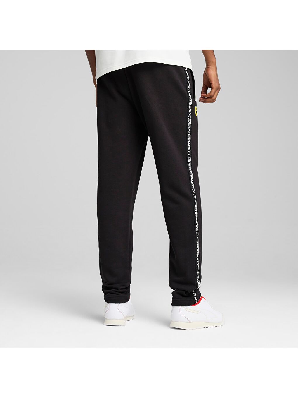 Siyah SCUDERIA FERRARI Race Erkek Pantolon-2