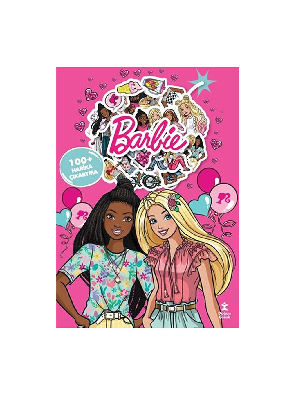 Barbie Boyama Kitabı Çıkartma Bombası 100 + Harika Çıkartma