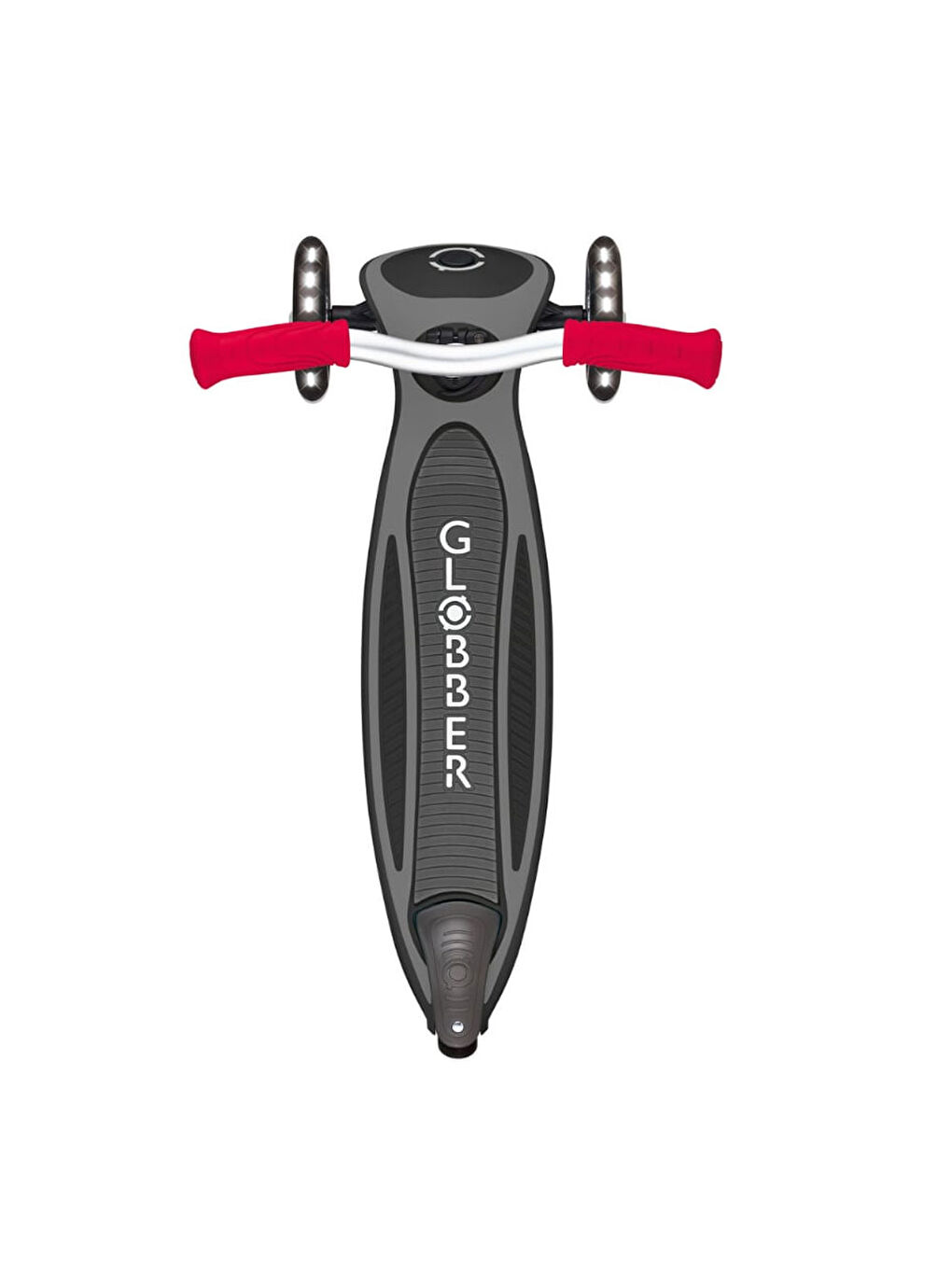 Master Işıklı Katlanabilir Scooter Kırmızı-Siyah 663-120-5