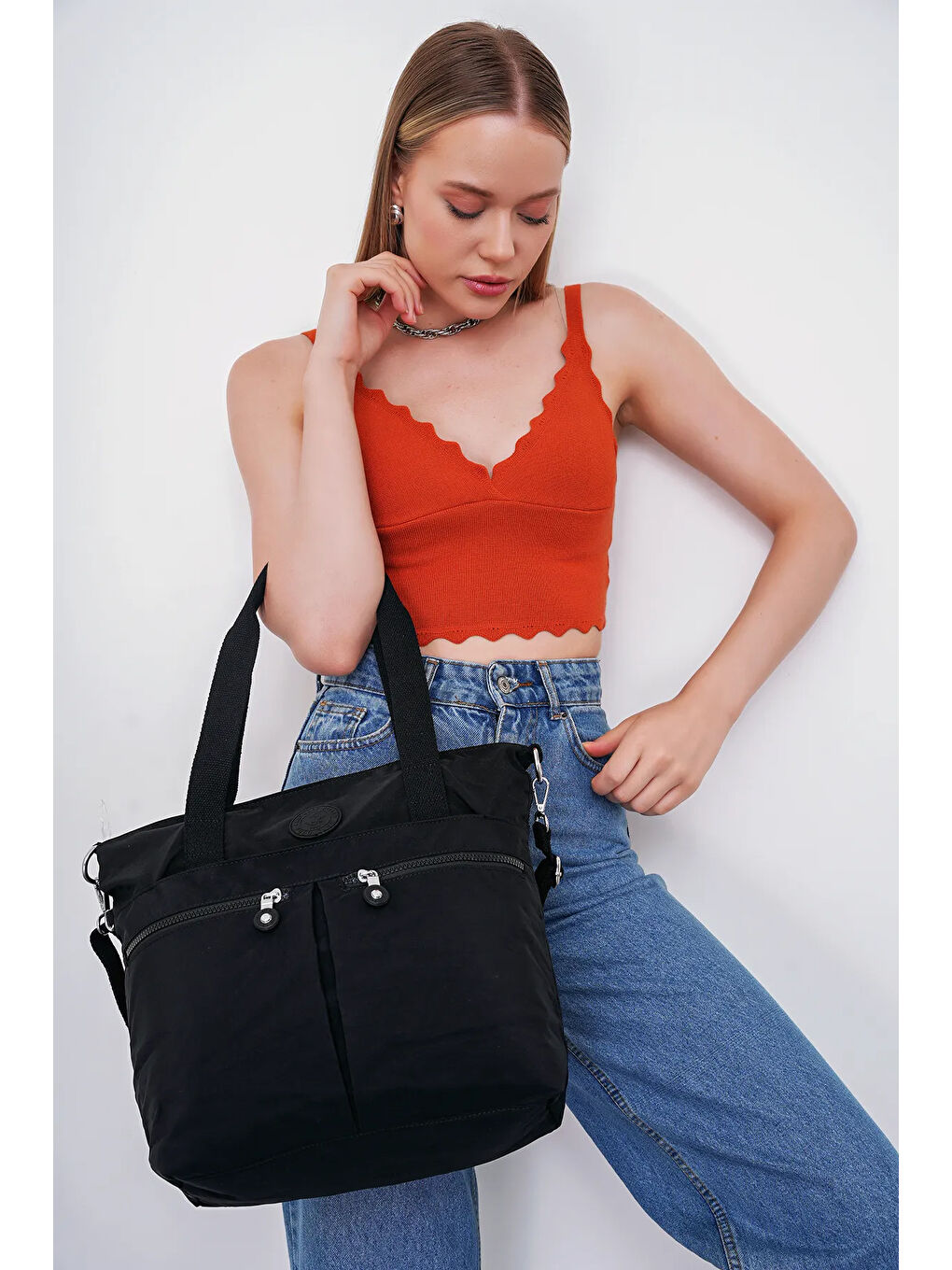 Siyah Kadın Omuz Çantası BHPC6014-2