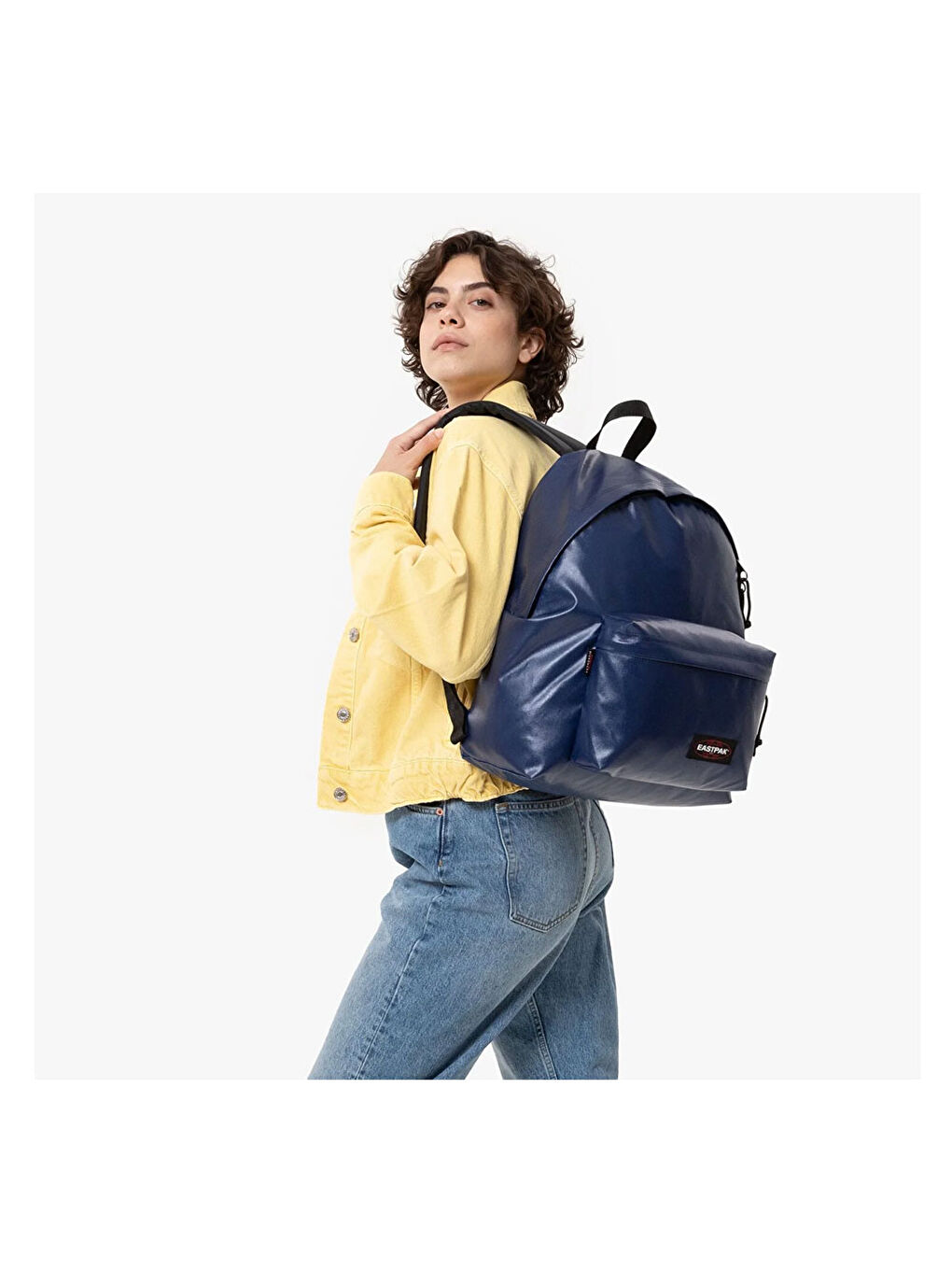 Renksiz Padded Pak'R Glossy Navy Sırt Çantası EK0006209J81-4