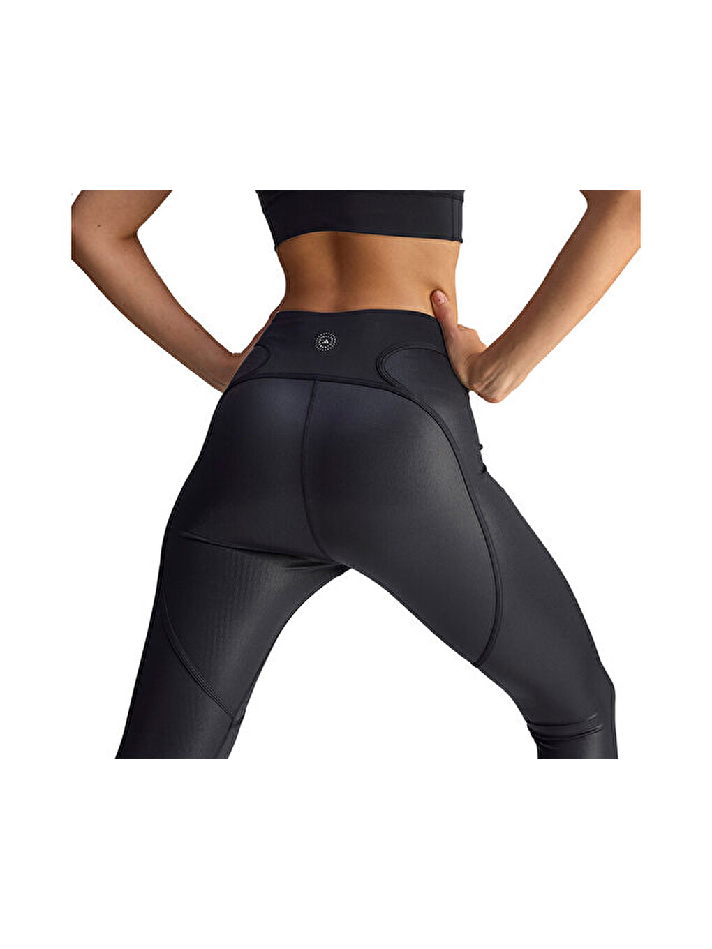 By Stella Mccartney Tpr Md Leg Kadın Antrenman Taytı Jm8458 Siyah-4