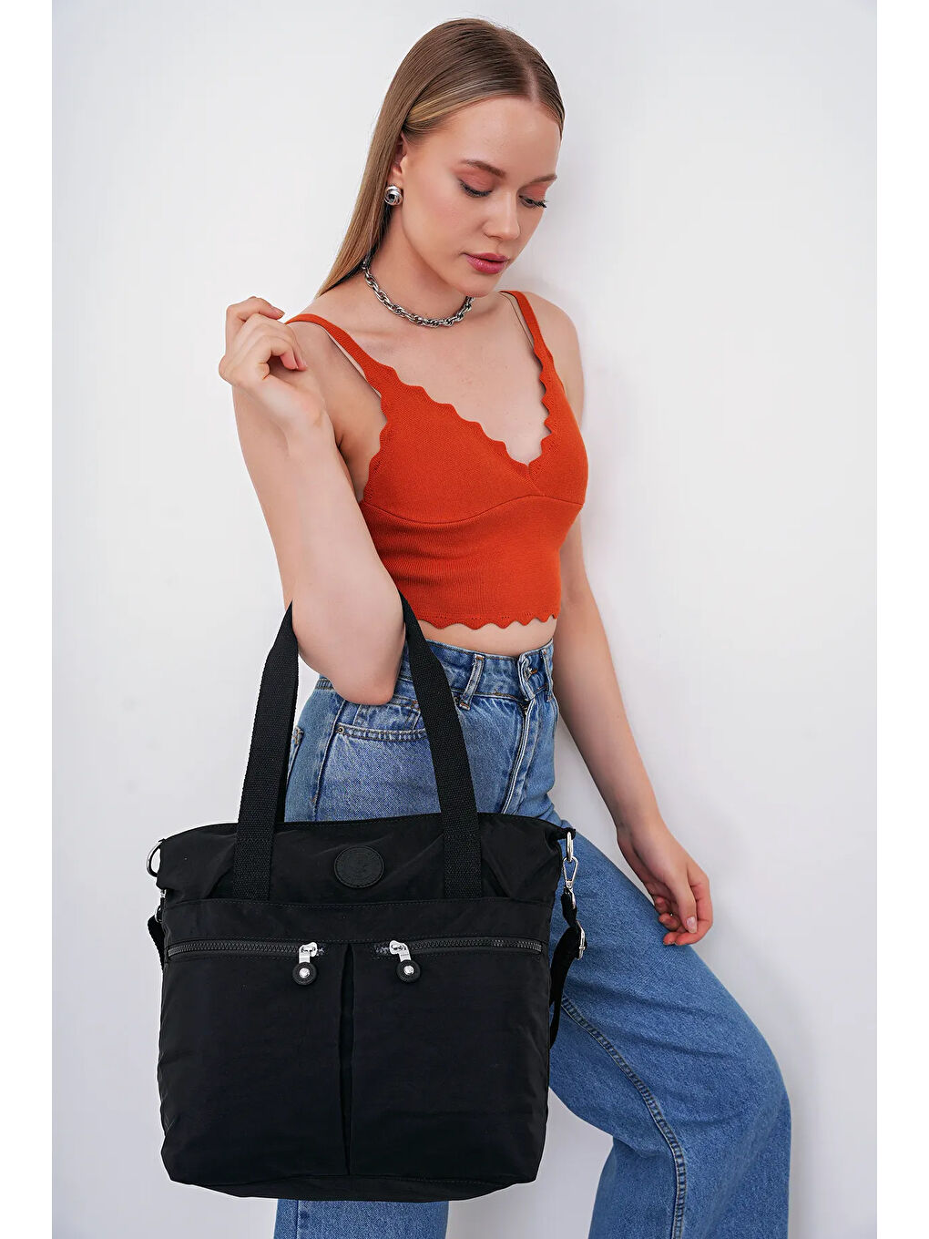 Siyah Kadın Omuz Çantası BHPC6014-4