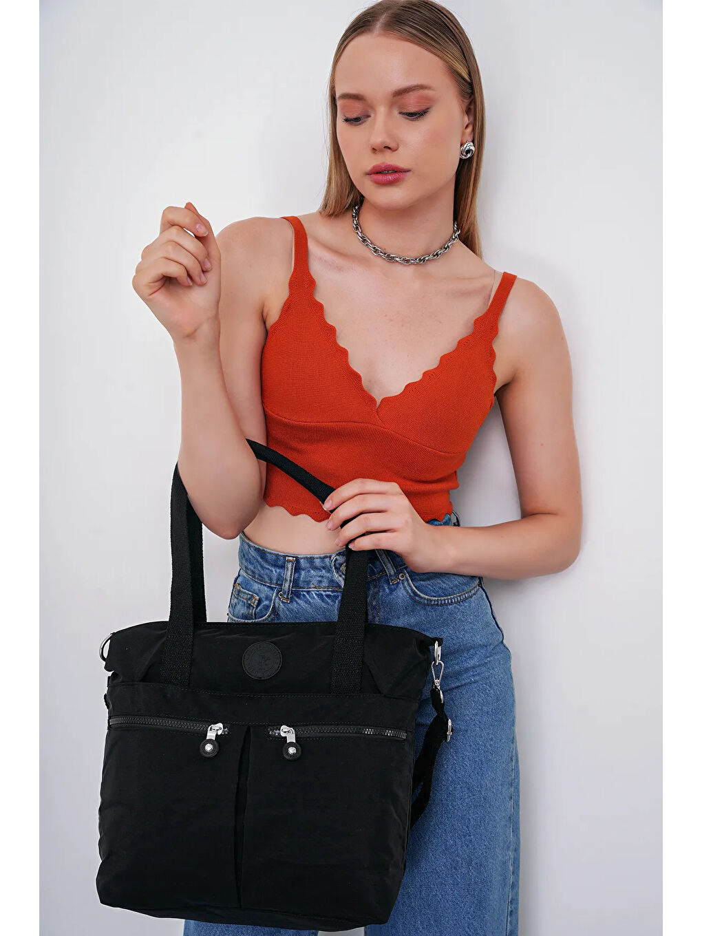 Siyah Kadın Omuz Çantası BHPC6014-5