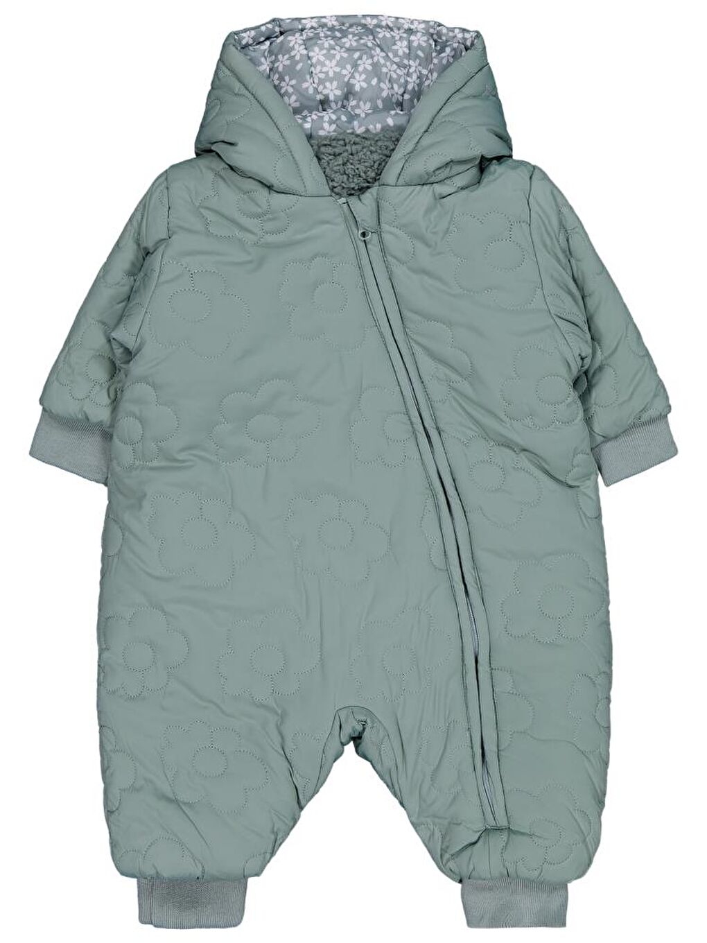 Baby Çiçek Kapitone 6-18 Ay Astronot - Yeşil 9-12 Ay-2