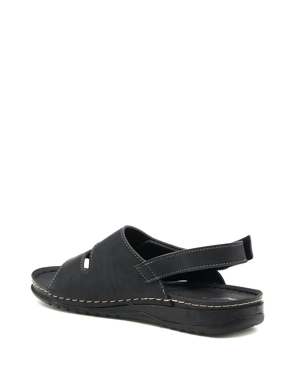 400511.M1FX Siyah Erkek Sandalet-2