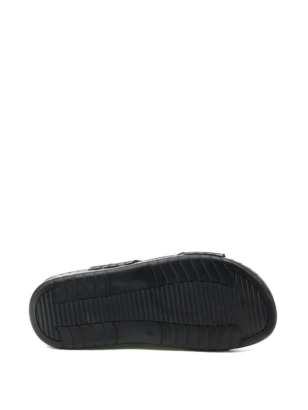 400511.M1FX Siyah Erkek Sandalet-3