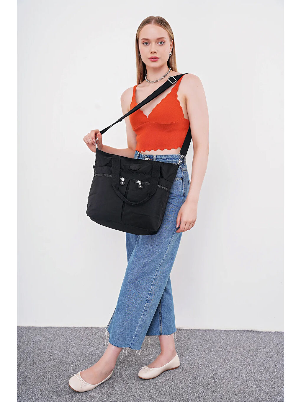 Siyah Kadın Omuz Çantası BHPC6014-7