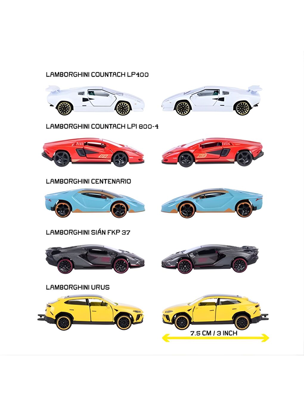 Lamborghini 5'li Araç Seti-3