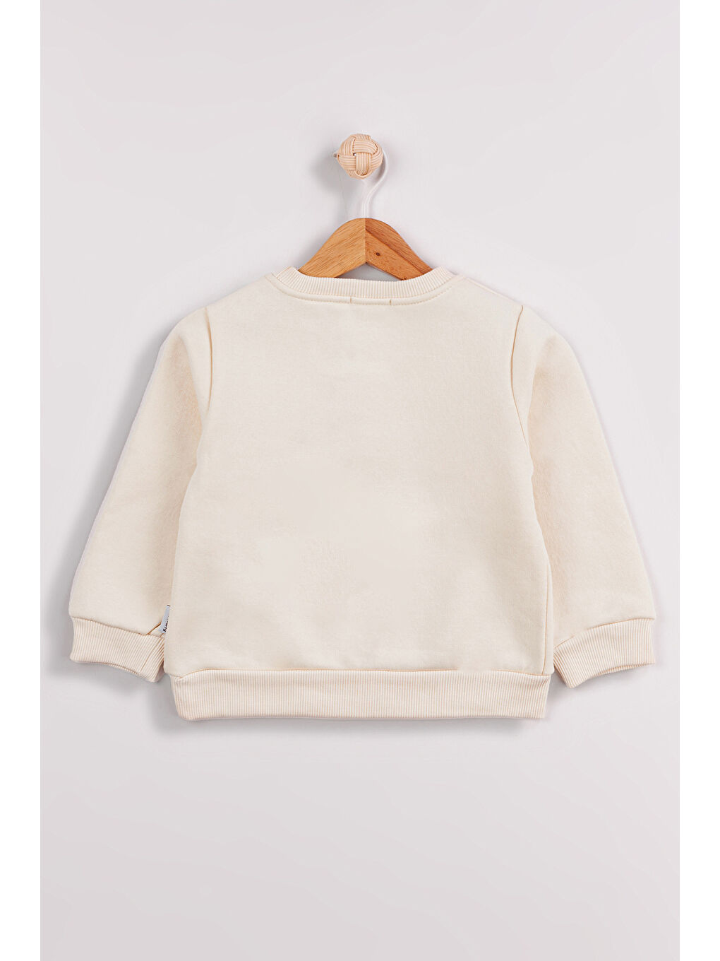 MİSSTUFFY Ekru Kız Çocuk 2'li Paket Basic Sweatshirt - 3