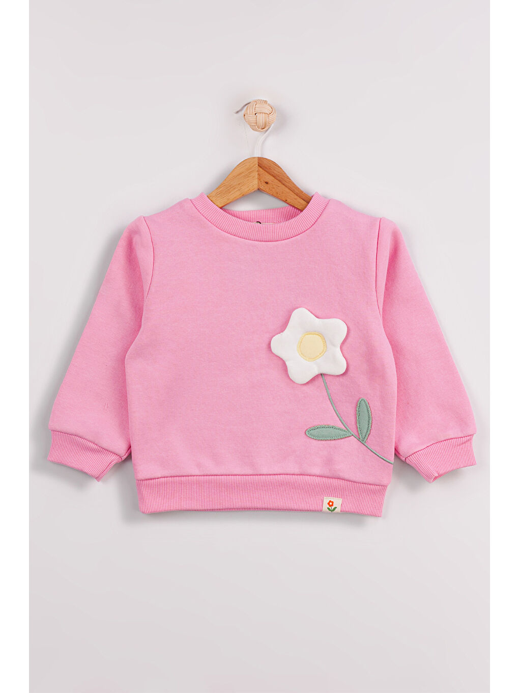 MİSSTUFFY Ekru Kız Çocuk 2'li Paket Basic Sweatshirt - 4