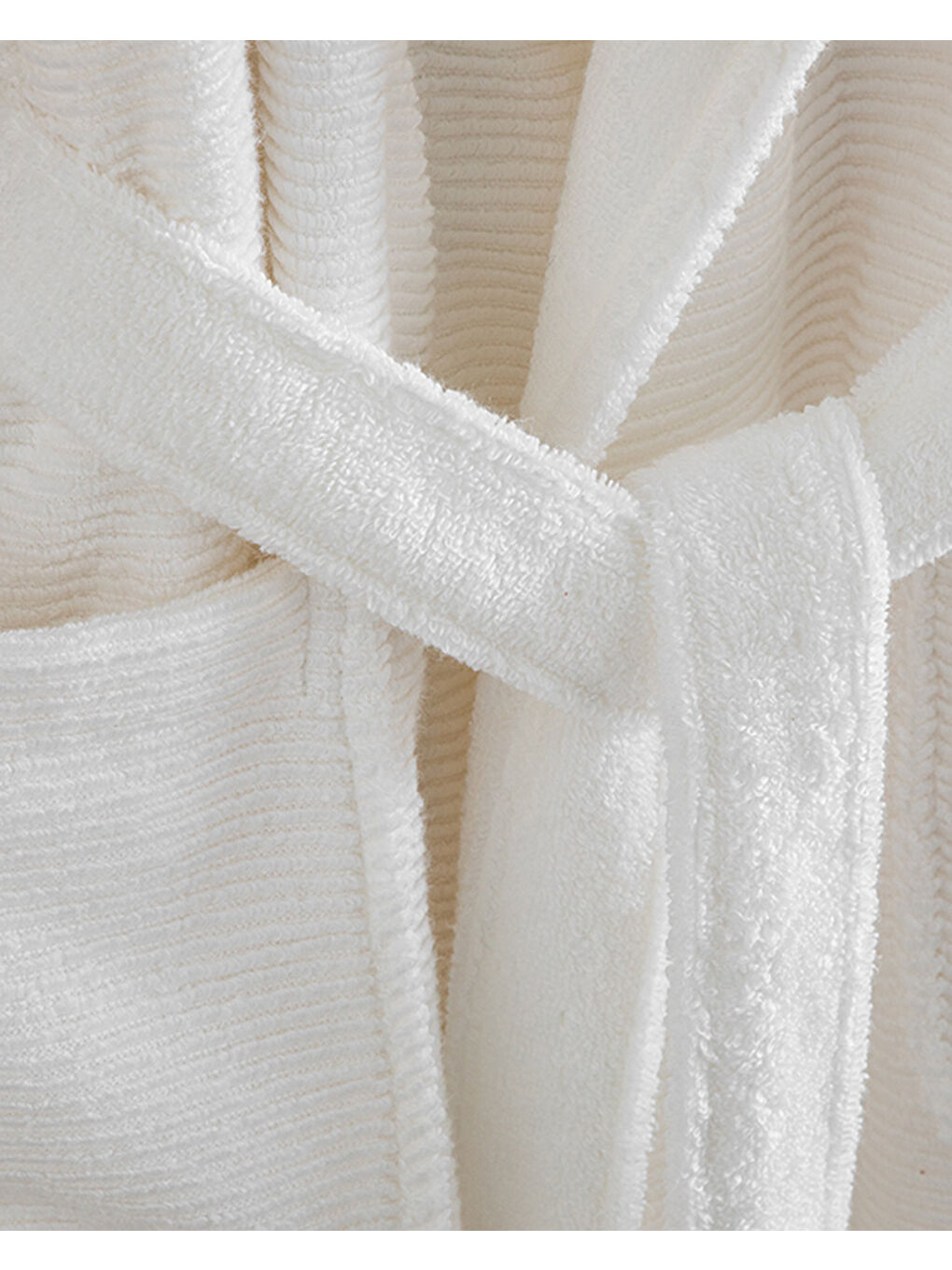 Rosita %100 Pamuklu Bornoz Beyaz-2