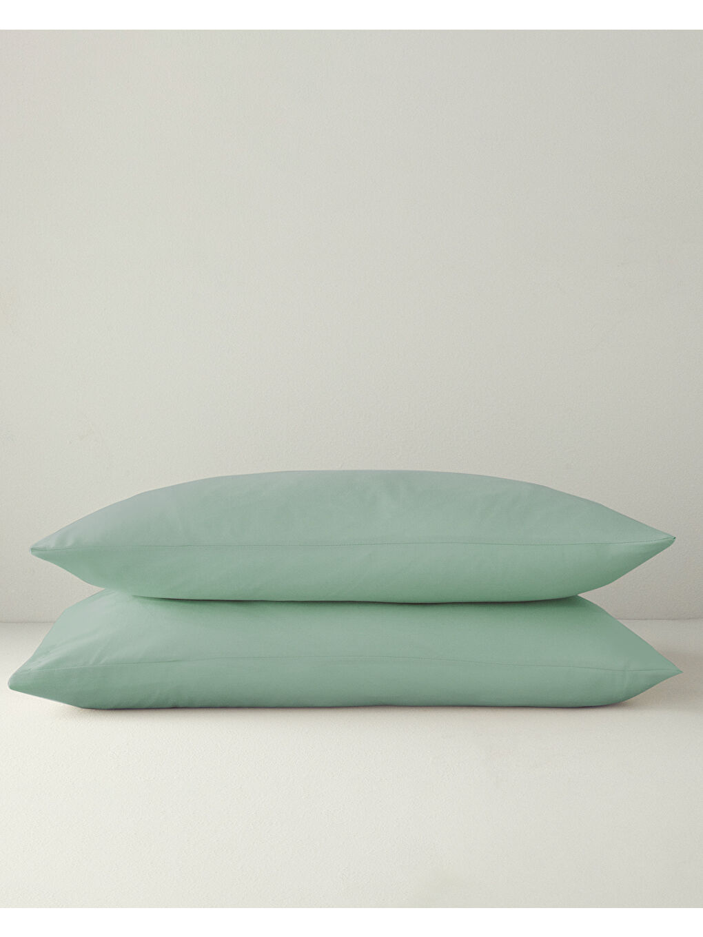 Pure Pamuklu 2'li Yastık Kılıfı 50x70 cm Çağla Yeşili-2
