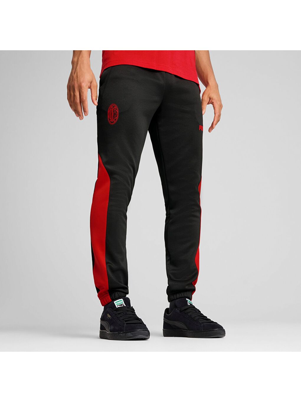 Siyah AC MILAN ftblNRGY+ Erkek Pantolon-6
