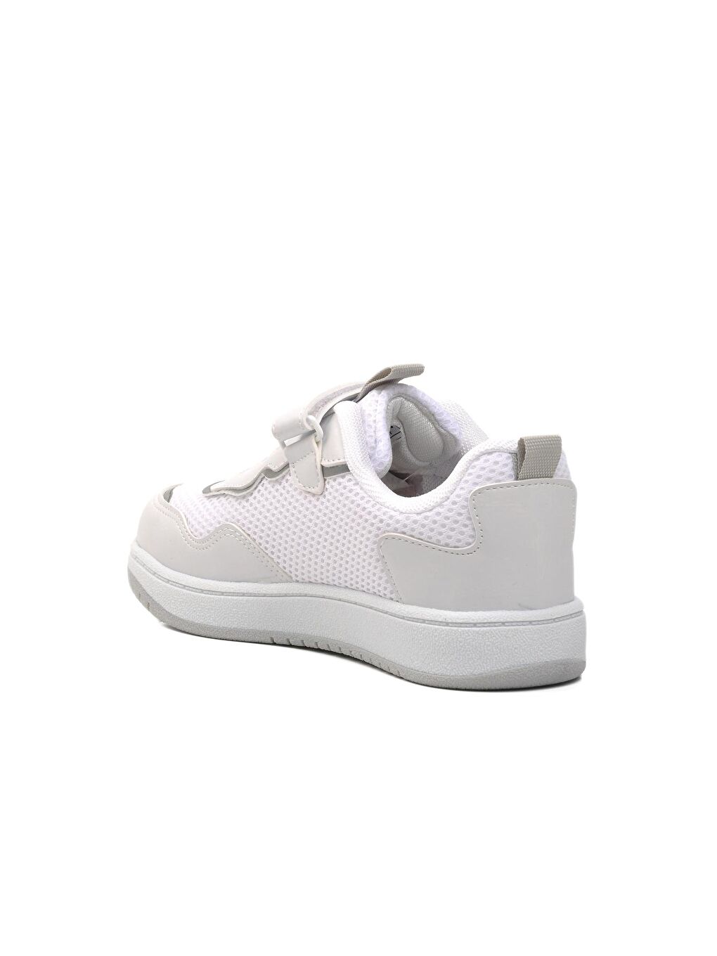 Ayakmod Beyaz Cırtlı Fileli Unisex Çocuk Sneaker Connel-F - 3