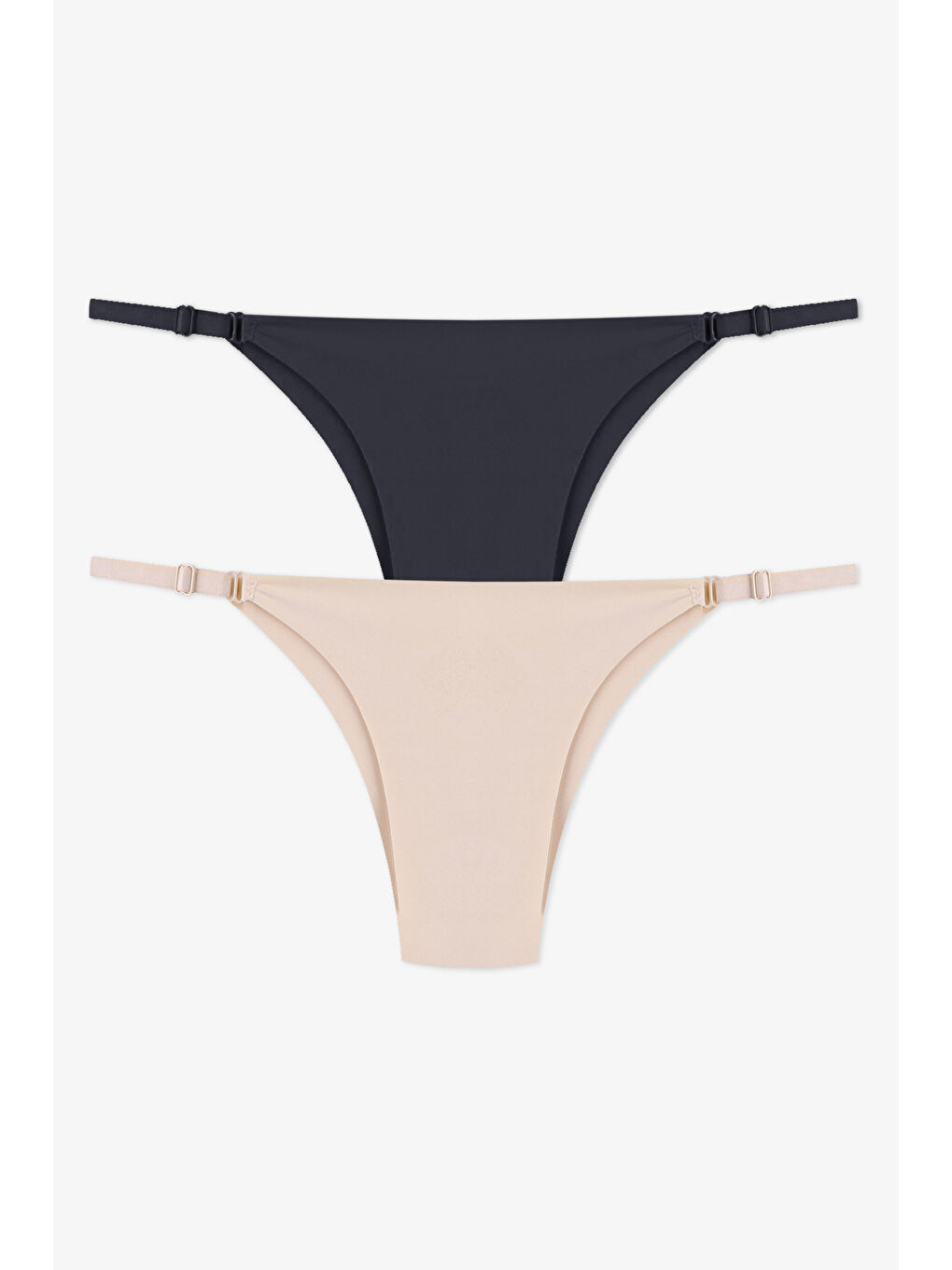 Bej Kadın Ayarlanabilir Lastikli Mikro Slip