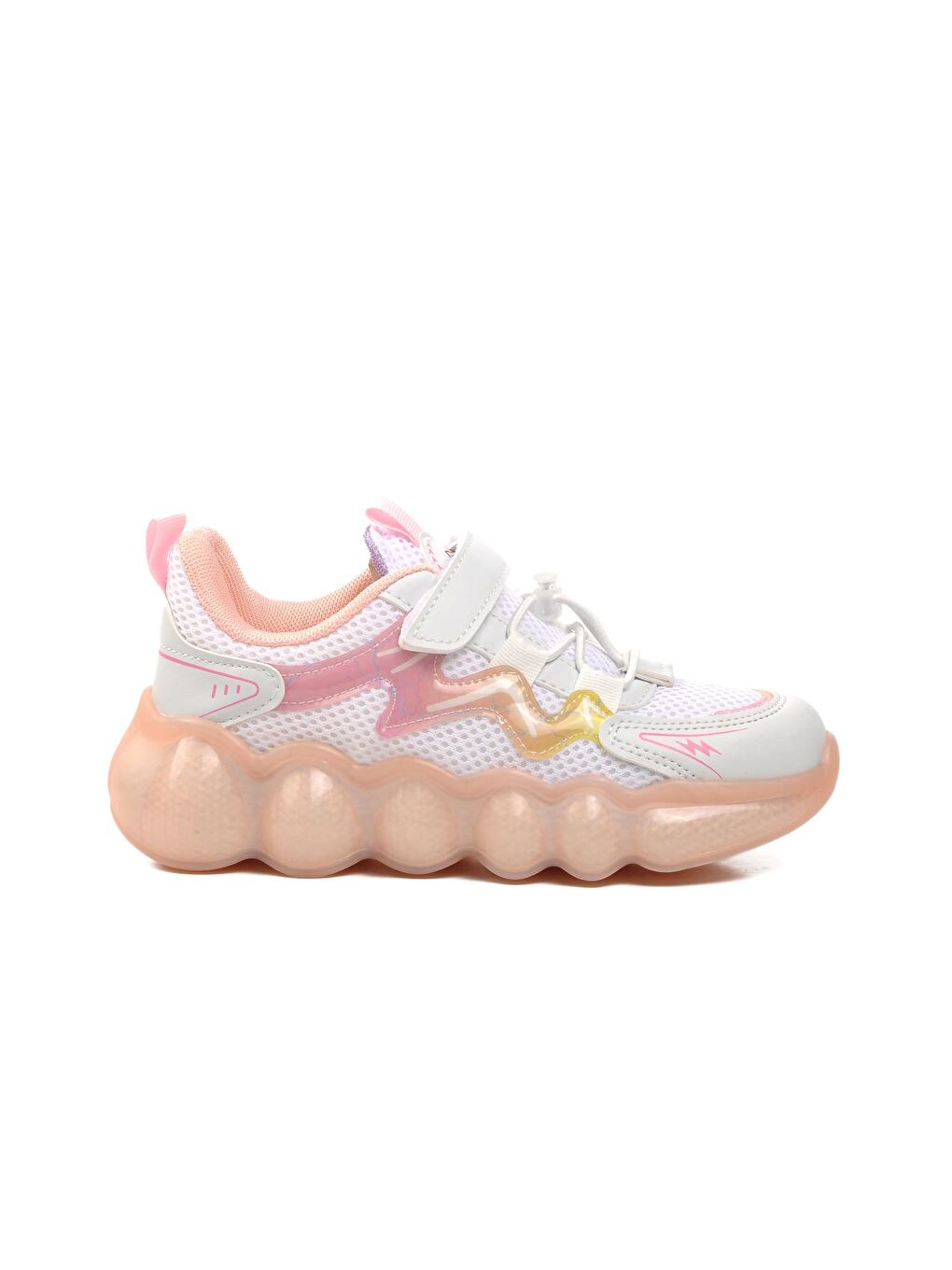 Ayakmod Pembe Somon Cırtlı Unisex Çocuk Sneaker Drew-F