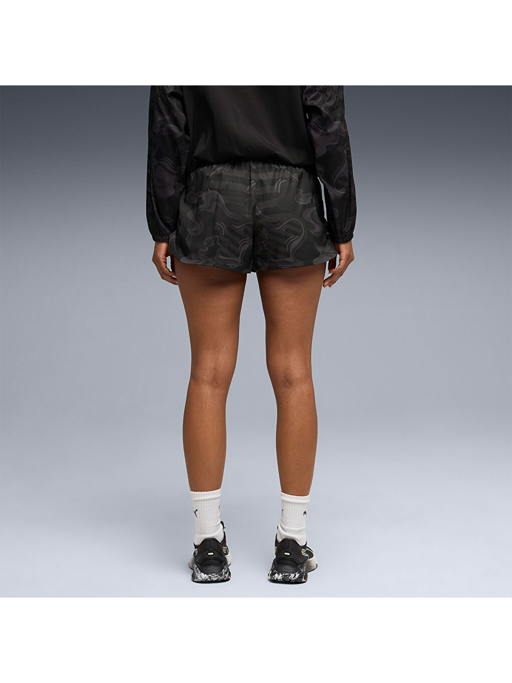 League Woven 3 Inch Kadın Siyah Şort-1