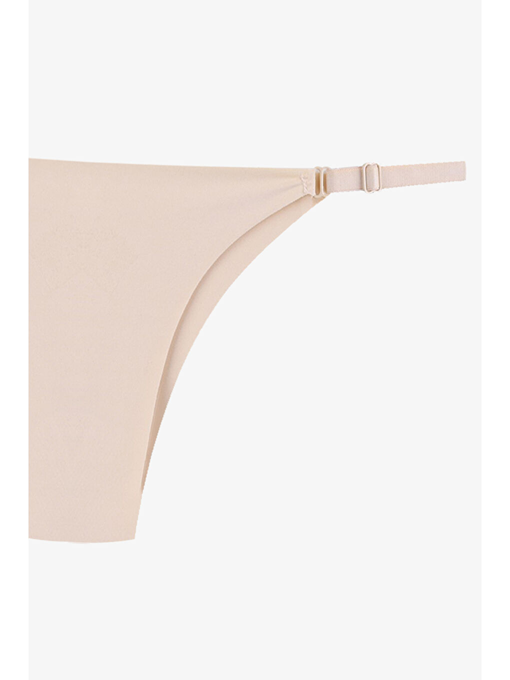 Bej Kadın Ayarlanabilir Lastikli Mikro Slip-3