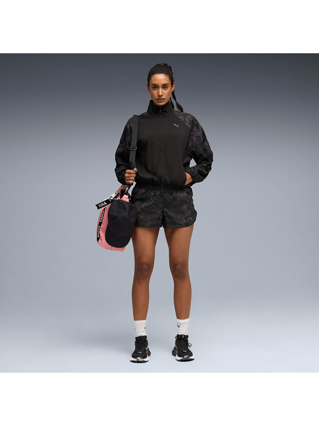 League Woven 3 Inch Kadın Siyah Şort-2