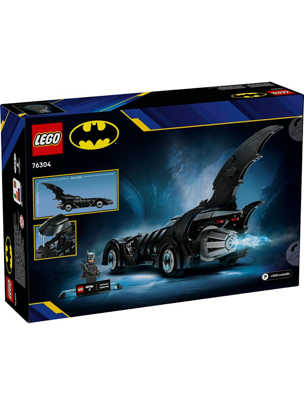 DC Batman: Batman Forever Batmobile 76304-1