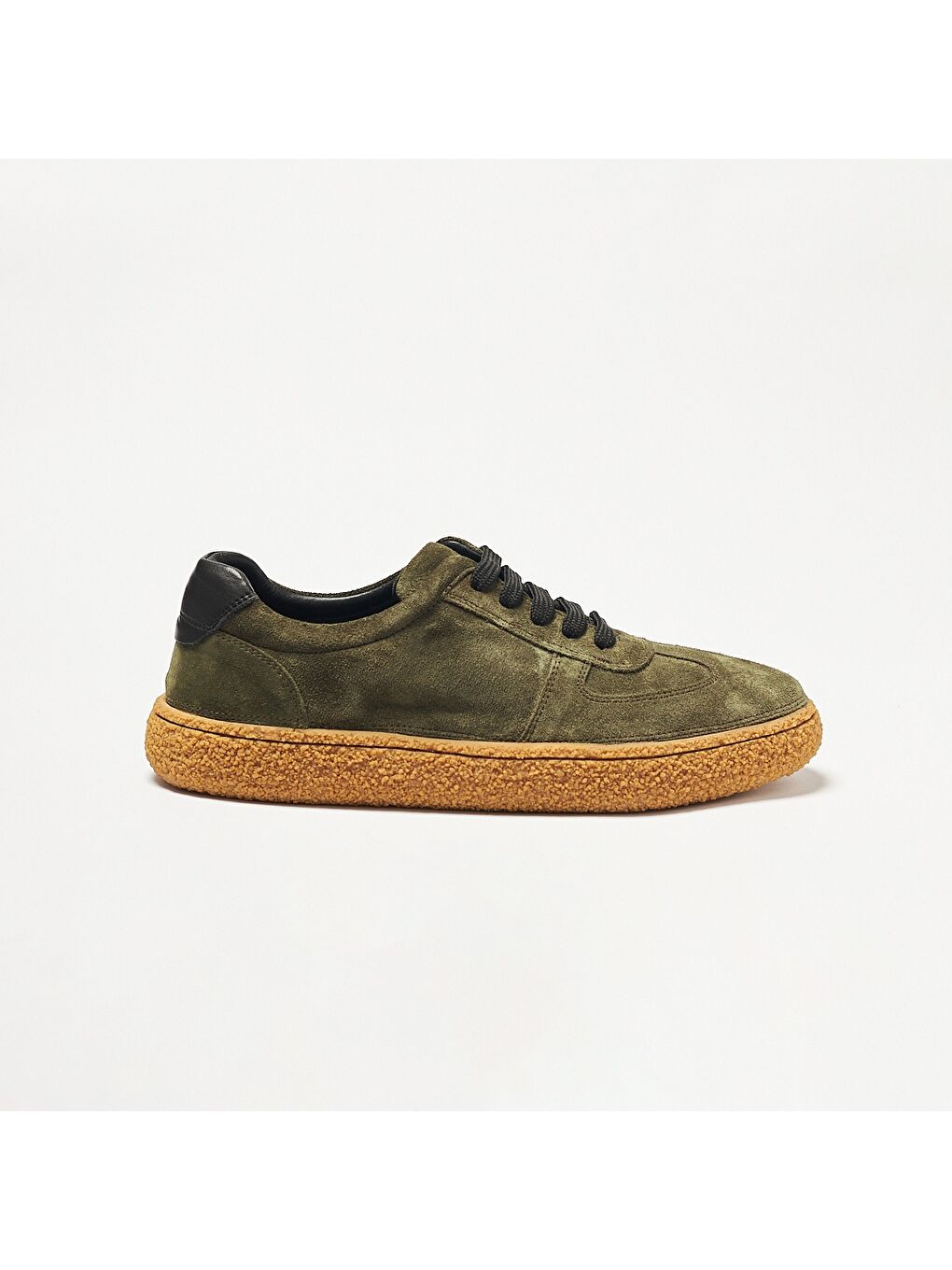 Yeşil Erkek Oxford ( Klasik) OG-2180 1958-101 Haki Yarma Süet-Siyah Dolaplı