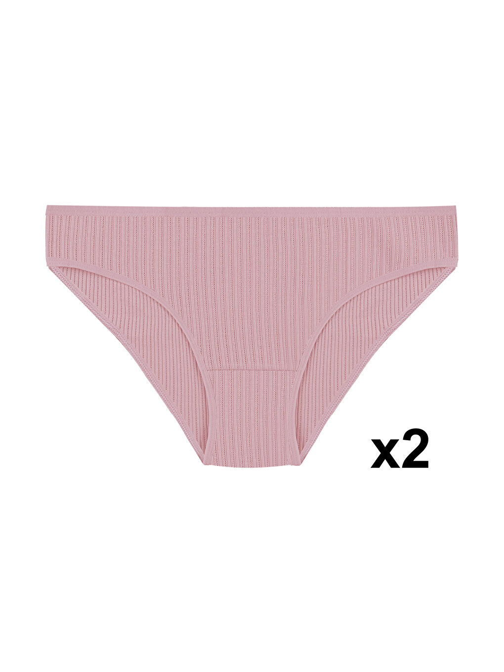 Siyah Kadın 7'li Ajur Slip-2